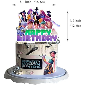 Korean Idol Demon Hunters Birthday Set - Fun for All Ages