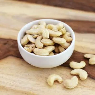 Anthony's Organic Whole Cashews, 1 lb, Raw, Unsalted & Gluten Free