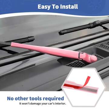 RT-TCZ for Jeep JL Windshield Wipers Arm Cover Trim Cowls for Jeep Wrangler JL Gladiator JT 2018 up Pink Exterior Accessories 2pcs