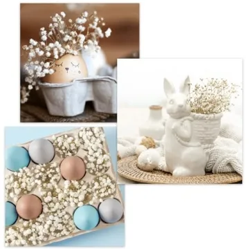 Dried Baby's Breath Flowers Bouquet for Home Decor