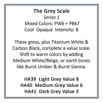 Jansen Art Studio Heritage MultiMedia Acrylic (2.5 oz, Dark Grey Value 3)