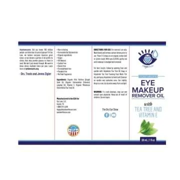 Heyedrate Eye Makeup Remover - Natural, Organic & Gentle