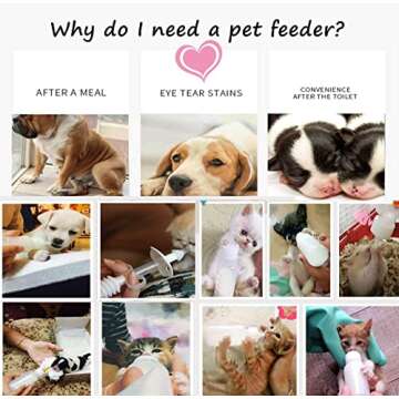 Cassielhouse Pet Feeding Bottle Kit for Small Animals