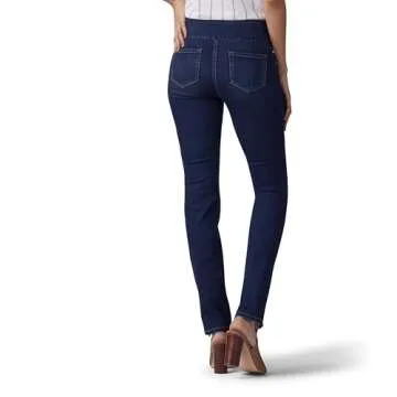 Lee Women's Sculpting Fit Slim Leg Pull On Jean