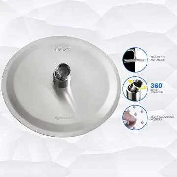 NearMoon Rain Shower Head - Luxury Ultra-Thin Design