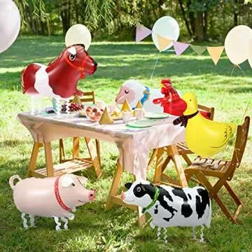 KESOTE Farm Animal Balloons for Kids Birthday Celebrations