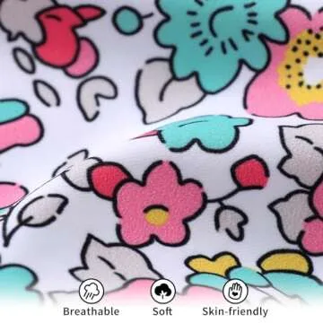 YOUNGER TREE Toddler Swimsuit Girl Color Block Stripe