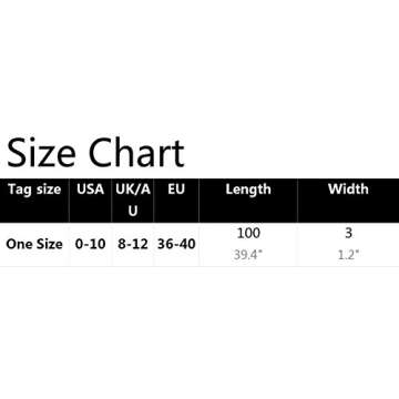 Glamaker Women's Crystal Rhinestone Chain Waist Buckle Belt Sash Waistband Accessory Silver