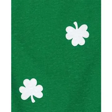 The Children's Place unisex-baby and Toddler Short Sleeve Top and Pants Pajama Set St. Patricks Day Baby & Toddler - PJ Set 2T