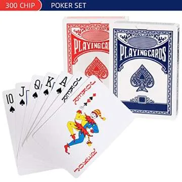 LUOBAO Poker Chips Set for Texas Hold'em & Blackjack