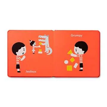 Fun Emotions Board Book for Toddlers | Happy Grumpy Loved