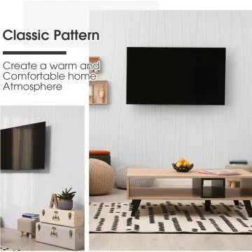 Art Acoustic Panels 5 Pack - White Sound Absorption