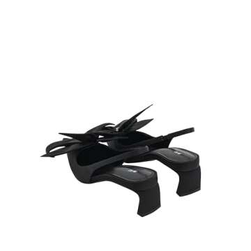 JW PEI Women's Queena Floral Appliques Slingback Pumps - Black