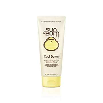 Sun Bum Cool Down Hydrating After Sun Lotion with Hydrating Aloe, Cocoa Butter and Vitamin E - Moist...