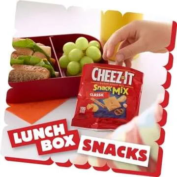 Cheez-It Snack Mix, Lunch Snacks, Office and Kids Snacks, Classic, 9oz Box (12 Packs)