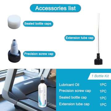 IPO Multi-Purpose Lubricant Treadmill Lube 100% Pure Silicone with Applicator Tube Easy to Use Squeeze for Bike Chains, Hinges 4oz Bottle (1 Pack)