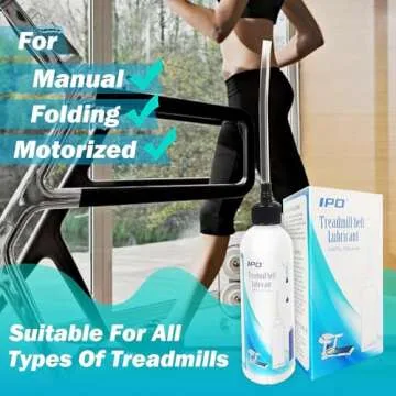 IPO Multi-Purpose Lubricant Treadmill Lube 100% Pure Silicone with Applicator Tube Easy to Use Squeeze for Bike Chains, Hinges 4oz Bottle (1 Pack)