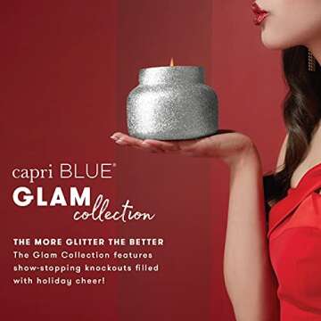 Capri Blue Jumbo Glam Candle - 48 Oz - Pumpkin Dulce