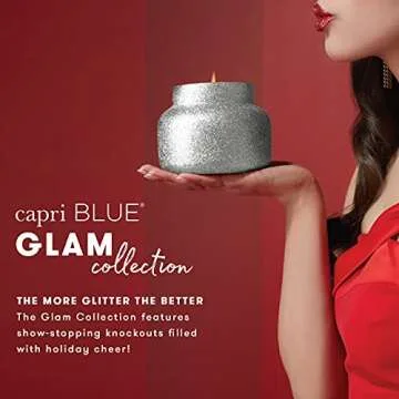 Capri Blue Jumbo Glam Candle - 48 Oz Pumpkin Dulce