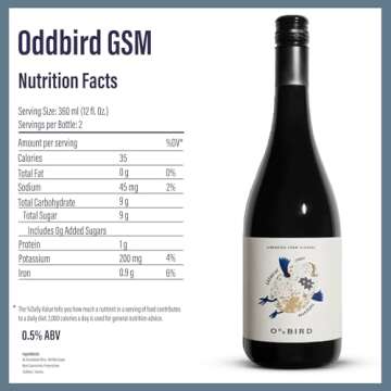 Oddbird GSM Non-Alcoholic Red Wine, Fruity & Crisp Options
