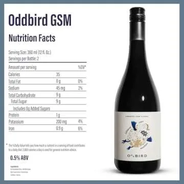 Oddbird GSM Non-Alcoholic Red Wine, Fruity & Crisp Options