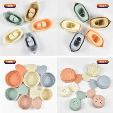 Cosaway Baby Bath Toys for Kids Ages 1-3 Toddler Water Toys for Bath Tub Baby Toys 6 to 12 Months fo...