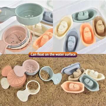 Cosaway Baby Bath Toys for Kids Ages 1-3 Toddler Water Toys for Bath Tub Baby Toys 6 to 12 Months for Toddlers Infant Gifts 1 2 3 Years Old