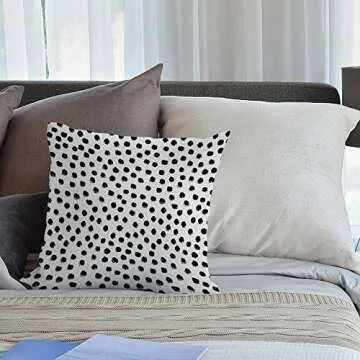 HGOD DESIGNS Polka Dots Pillow Cover Case for Home Decor