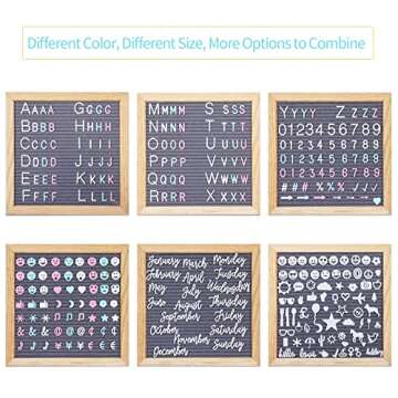 G GAMIT Felt Letter Board with 805 Letters for Creative Messages