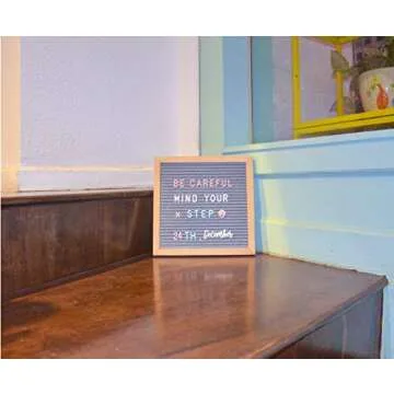 G GAMIT Felt Letter Board with 805 Letters for Creative Messages