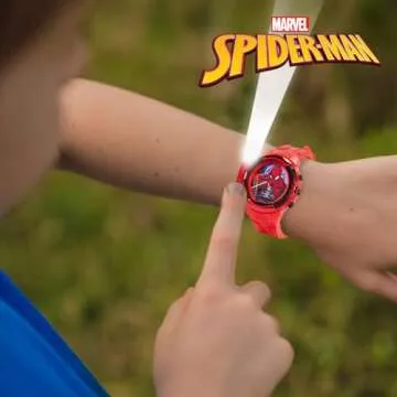 Spiderman Digital Kids Watch with Flashlight | Durable & Fun