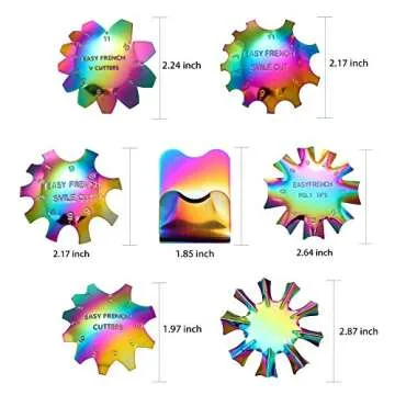 Allstarry Nail Art Trimmer Kit: 8 Versatile Cutters for Stunning Designs!