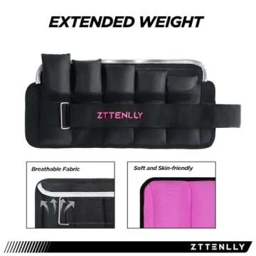 ZTTENLLY Adjustable Ankle Weights for All Ages