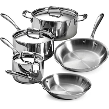 Tramontina Stainless Steel Tri-Ply Cookware Set - 8 Pieces