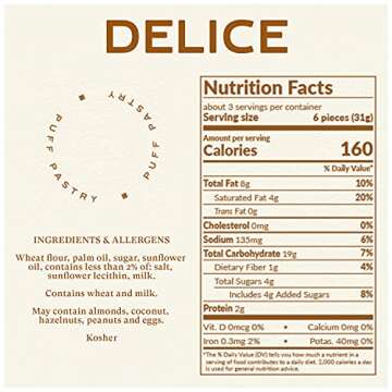 Bahlsen Delice Cookies - Buttery Puff Pastry Delight