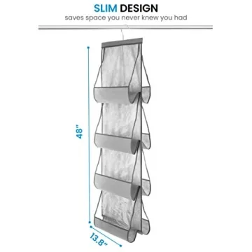 Zober Hanging Purse Organizer: Stylish Handbag Storage Solution