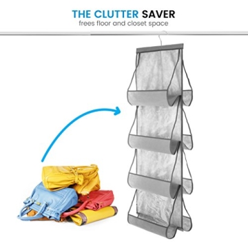 Zober Hanging Purse Organizer: Stylish Handbag Storage Solution