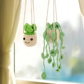 Cute Crochet Car Accessories Perfect for Gifts