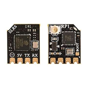RadioMaster RP1 ELRS FPV Receiver - 2.4ghz ExpressLRS Nano Receiver Drone RX Module with 65mm UFL T Antenna for FPV Drone Tiny Whoop Fixed-Wing RC Plane by Speedybee