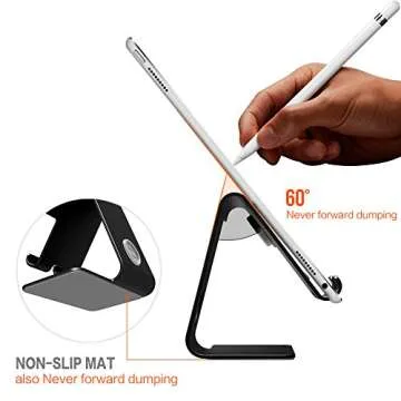 ZVEproof Aluminum Desktop Phone Stand for All Devices