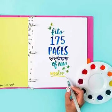 Avery + Amy Tangerine Designer Binder, Cute & Sturdy Binder