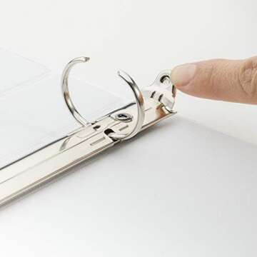 Avery + Amy Tangerine Designer Binder, Cute & Sturdy Binder