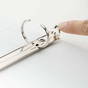 Avery + Amy Tangerine Designer Binder, Cute & Sturdy Binder