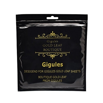 Gigules Gold Leaf Sheets 100 Pcs for Arts and Crafts