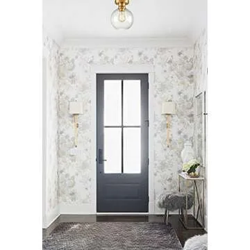 AXILAND Gold Ceiling Light Fixture Flush Mount 7.87"