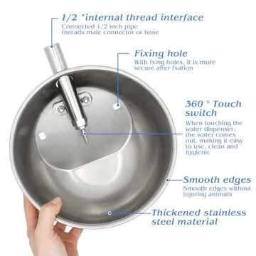 MUDUOBAN Automatic Pig Waterer System for Easy Hydration