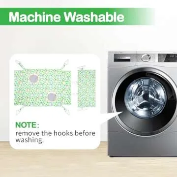 BESNEW Enlarged Ferret Rat Hammock Set,2 Holes Waterproof Guinea Pig Hammock,Cute Guinea Pig Printed Toys Hanging Tunnels and Tubes Soft Hiding Playing Sleeping