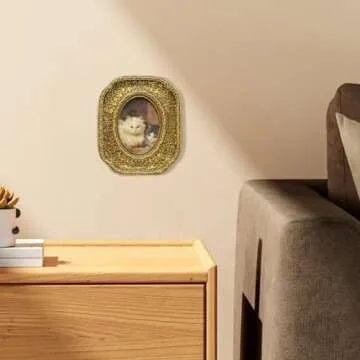 CISOO Vintage Small Oval Picture Frame for Any Occasion