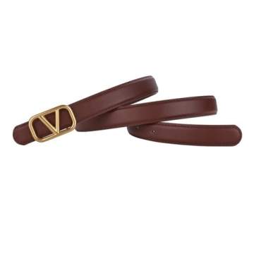 RLINEA Women's Casual Genuine Leather Belts: Chic & Adjustable 26"-36"