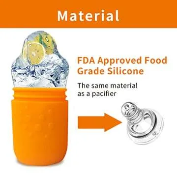 Ice Face Roller,cube Ice Roller for Face, Eyes and Neck Naturally tone and tighten skin,Massage Ice roller for face and eye puffiness relief,Facial Beauty Ice Roller, Ice Mold for Face Beauty Gift for